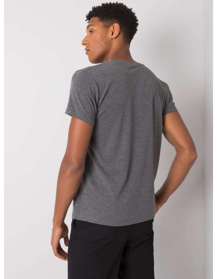 Tmavo šedé bavlnené tričko Kendrick