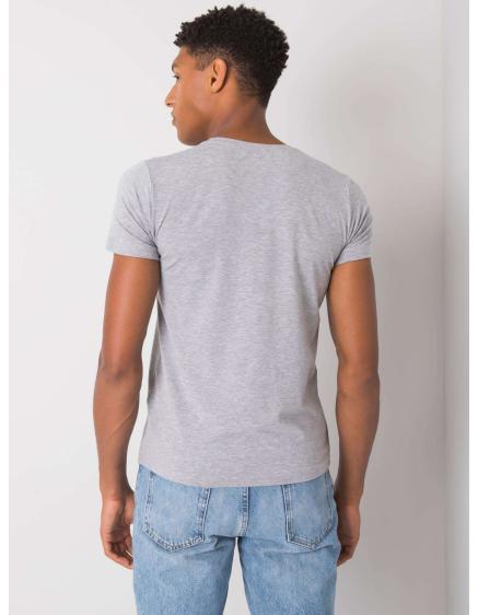 Pánske sivé bavlnené tričko Kendrick