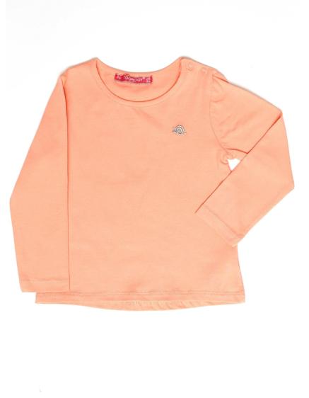 Narancssárga egyszínű lányok blúz