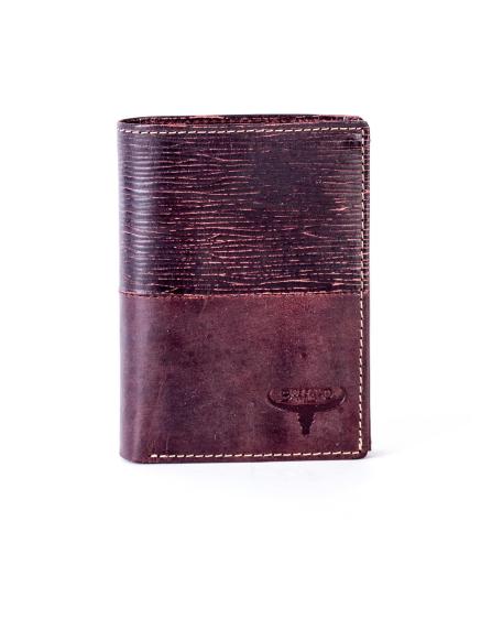 Hnedá modulárna kožená peňaženka