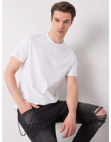 Bílé pánské základní tričko Kenneth LIWALI