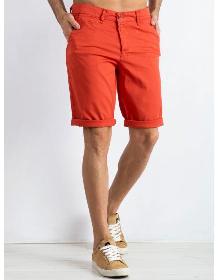 Sötét narancssárga férfi Brady rövidnadrág