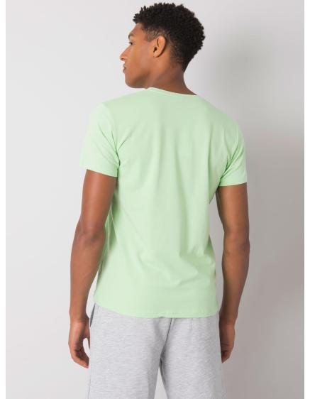 Světle zelené pánské bavlněné tričko Lawson