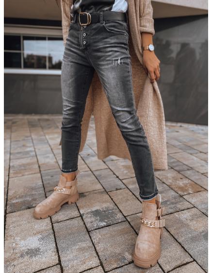 Dámske elegantné džínsové nohavice WIXON čierna