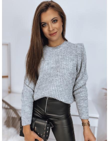 Dámský svetr CORNIEE světle šedá