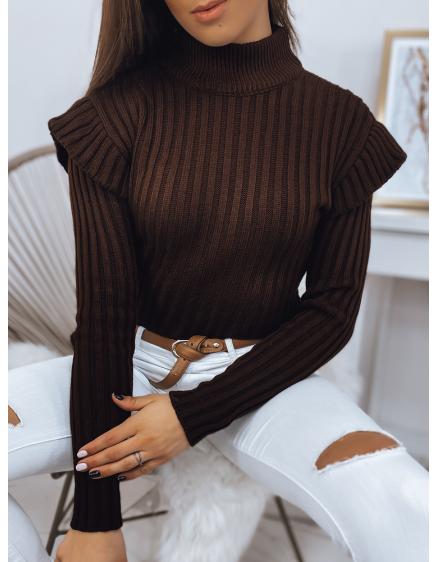 Dámsky sveter LETTY hnedý