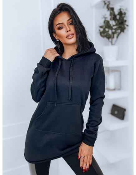 Dámska predĺžená mikina s kapucňou INVIS námornícka modrá