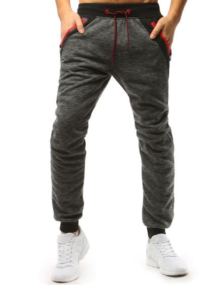 Pánské tepláky LINE šedé