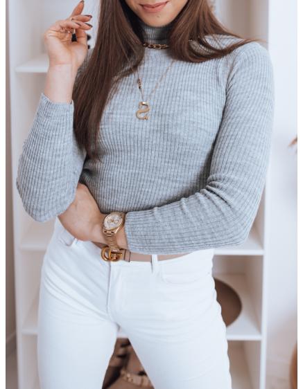 Dámský svetr OSLO světle šedý