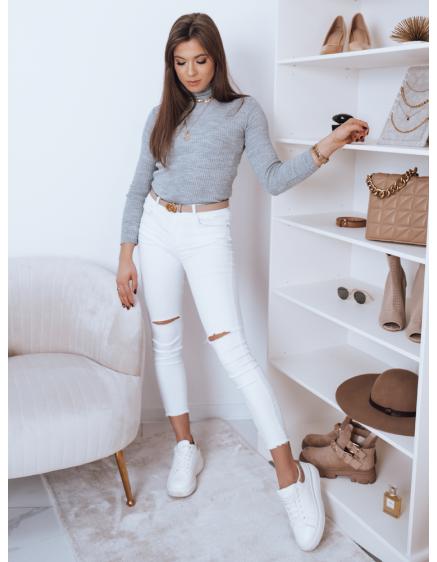 Dámský svetr OSLO světle šedý