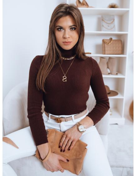 Női pulóver OSLO mahagóni