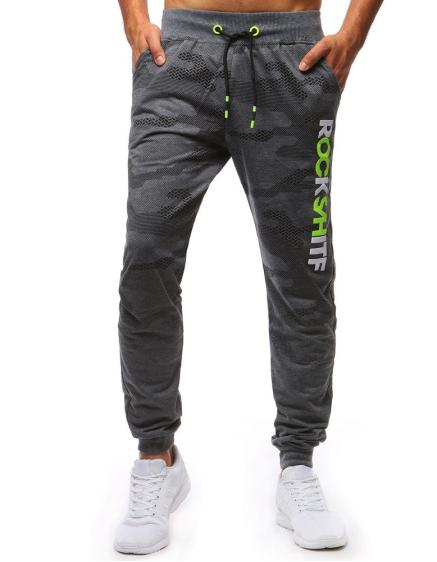 Férfi melegítőnadrág ROOK szürke mintával