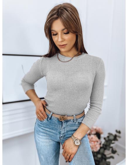 Női pulóver AURINA világosszürke