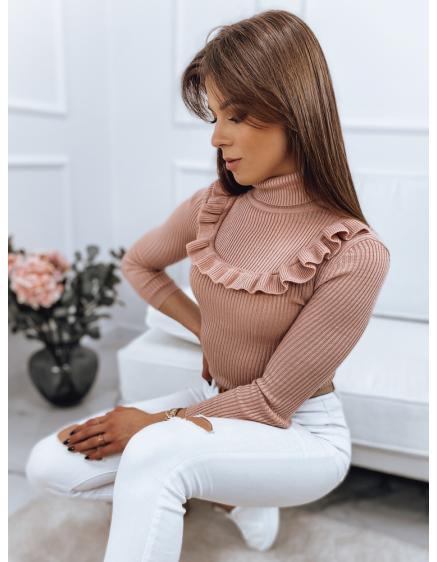 Női pulóver NOAH világos rózsaszín