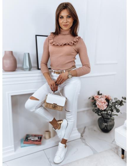 Női pulóver NOAH világos rózsaszín