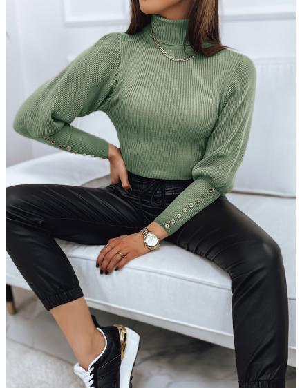 Dámský svetr INGRIDA světle zelený