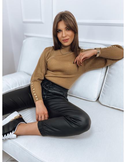 INGRIDA női pulóver világosbarna