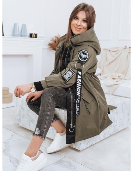 Dámska bunda CAMEL olivová