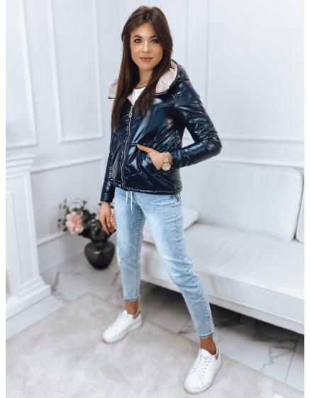 Női kapucnis dzseki DOLY tengerészkék