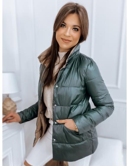 Női IRINA kabát sötétzöld