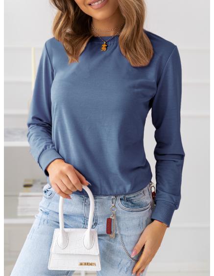 Dámská mikina s kapucí FASHION II světle modrá