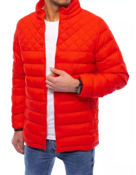 Férfi átmeneti steppelt kabát LAZIO piros