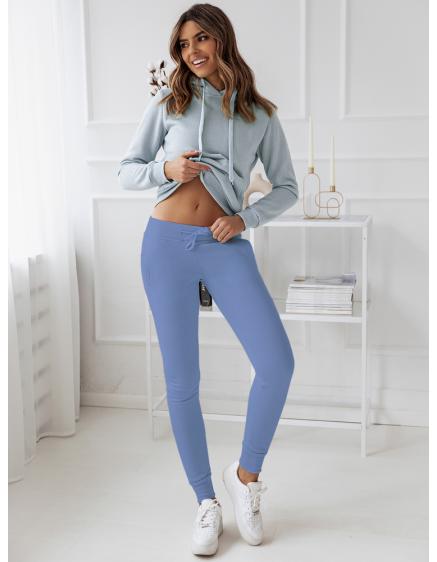 Dámske teplákové nohavice FITS modré