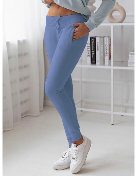 Dámske teplákové nohavice FITS modré