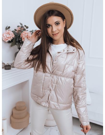 Dámska obojstranná prešívaná bunda NATINA béžová