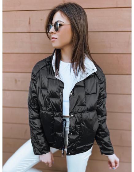 Női steppelt, fordítható kabát NATINA fekete