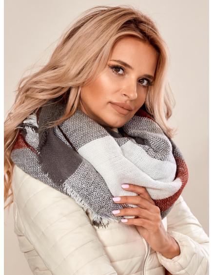 Dámská šála pletená AVERY bordó 