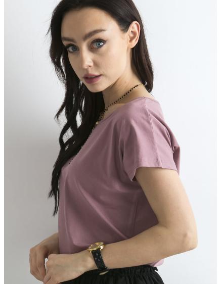 Dámské tričko CIRCLE špinavě růžové 