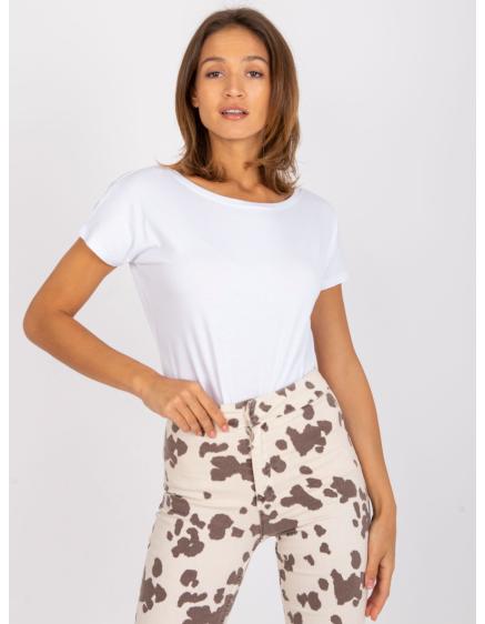 Dámske tričko s výstrihom FIRE white