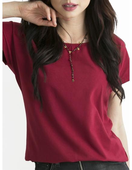 Dámské tričko CIRCLE bordó