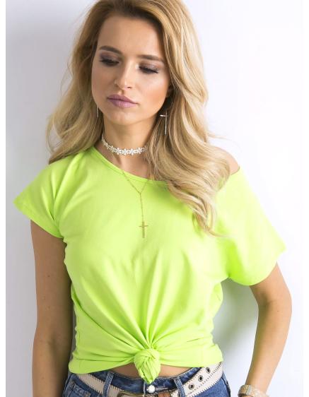 Dámske tričko CIRCLE Fluo green