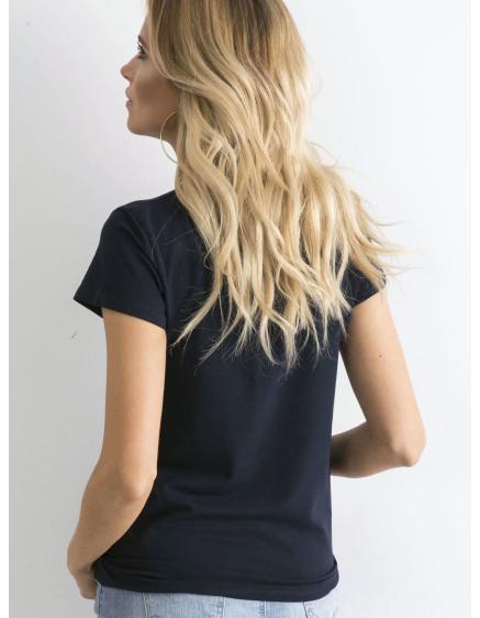 Női póló PEACHY sötétkék