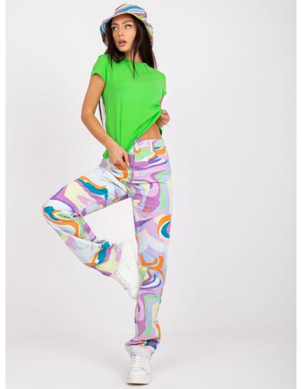 Dámské tričko s kulatým výstřihem PEACHY světle zelené 