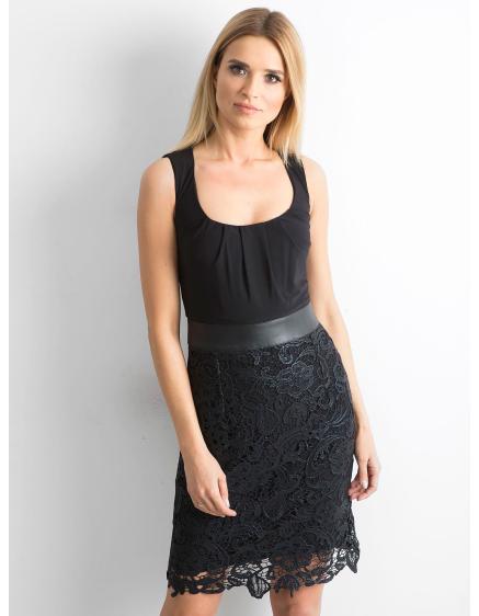 Dámské šaty krajkové ALYCIA černé  