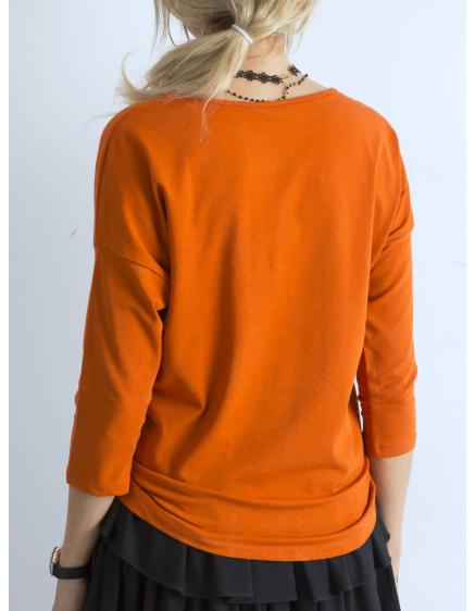 Női blúz APRIL sötét narancssárga