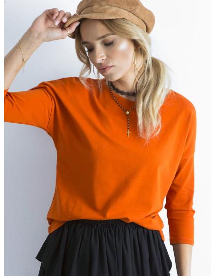Női blúz APRIL sötét narancssárga