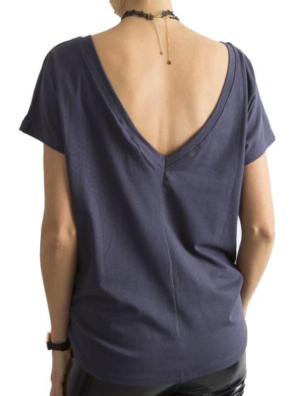 Női póló FIRE sötétszürke