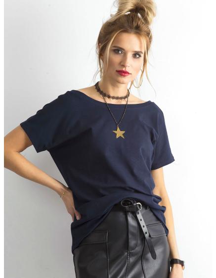 Dámské tričko FIRE námořnicky modré 