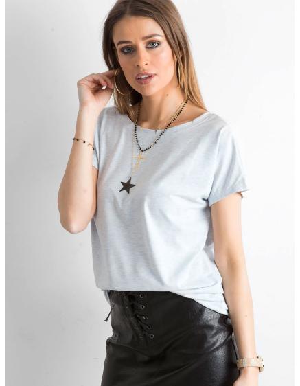 Női póló FIRE világoskék