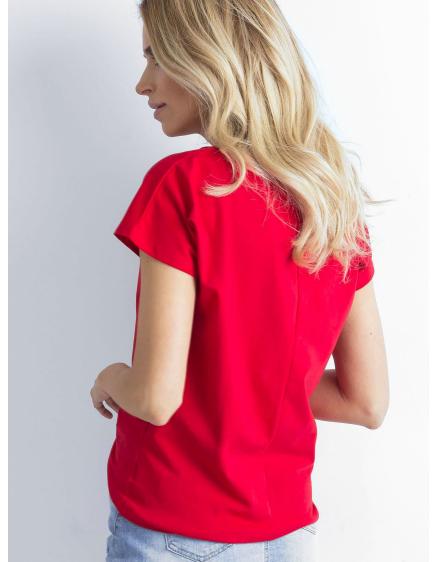 Dámské tričko CIRCLE červené