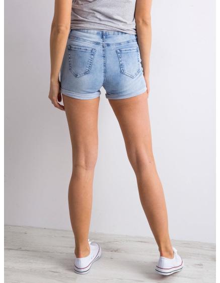 Dámské šortky džínové s roztřepením JODI modré