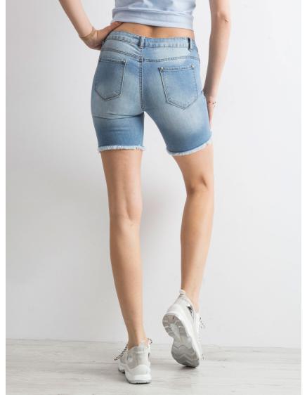Női farmer bermuda rövidnadrág ALYCE kék