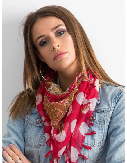 Dámska šatka s potlačou WARREN červená