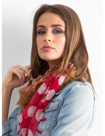 Dámska šatka s potlačou WARREN červená