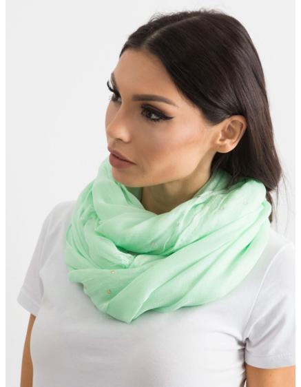 Dámska šatka s kamienkovou aplikáciou KARSON svetlozelená