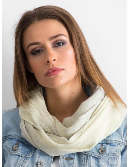 Női sál glitter BRIDGETTE világos bézs